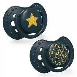 Lovi Suzeta Dynamic Stardust Green Silicon 3-6 luni 22/893 - buc. x 2