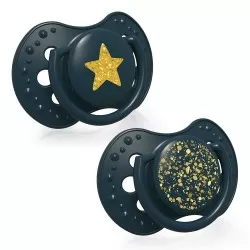 Lovi Suzeta Dynamic Stardust Green Silicon 6-18 luni 22/894 - buc. x 2