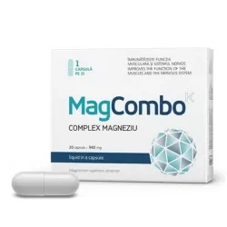 MagCombo Complex Magneziu 940 mg, 20 capsule, Vitaslim