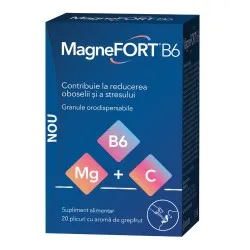 Magnefort B6, 20 plicuri orodispersabile, Biofarm