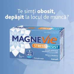Magnevie Stress Resist Ashwagandha, 30 comprimate filmate, Sanofi