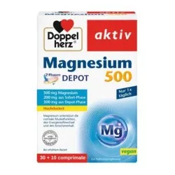 Magneziu 500 mg, 30 + 10 comprimate, Doppelherz