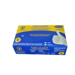 Manusi din latex Top Glove, Marimea S, 100 bucati, Roval Med
