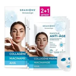 Masca Anti-Age, 3 buc, Granions