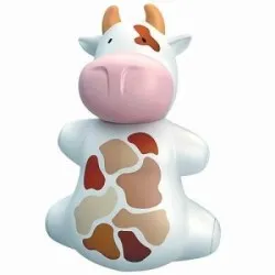 Miradent Suport Periuta de Dinti Copii Funny Animals - Vacuta