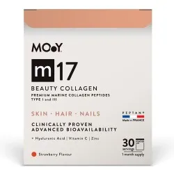 m17 BEAUTY COLLAGEN Strawberry, 210 g, 30 portii, Molecules of Youth