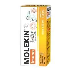 Sirop 1-3 ani Molekin Imuno Baby, 150 ml, Zdrovit