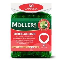 Moller's Omegacore, 60 capsule moi, Orkla Health