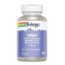 MSM (Metil sulfonil metan) 750 mg, 90 capsule vegetale, Secom