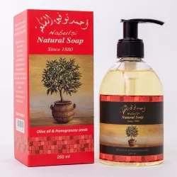 Nabulsi Sapun Lichid de Mana x 250 ml -Ulei de Masline si Rodie