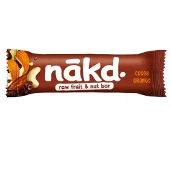 Naka Baton Raw-Vegan cu Cacao si Portocale fara Gluten x 35g
