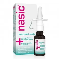 Nasic spray adulti spray nazal, solutie, 1 mg/ml + 50 mg/ml, 10 ml, Cassella Med