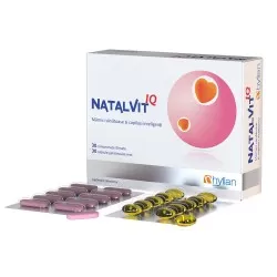 NatalVit IQ, 30 comprimate filmate + 30 capsule gelatinoase moi, Hyllan
