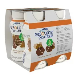 Resource 2.0 + Fibre cu aroma de cafea, 4 x 200 ml, Nestle