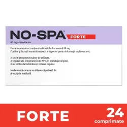 No-Spa Forte, 80 mg, 24 comprimate, Sanofi