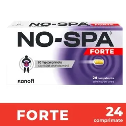 No-Spa Forte, 80 mg, 24 comprimate, Sanofi