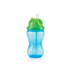 Nuby 404001 Pahar cu Pai Vari-Flo Flip-it x 360ml