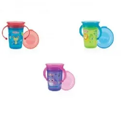 Nuby 414001 Wonder Cup 360 Cana cu Manere +6luni x 240ml