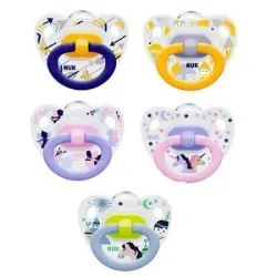 Nuk 730271 Suzeta Silicon Happy Days M1 0-6 luni