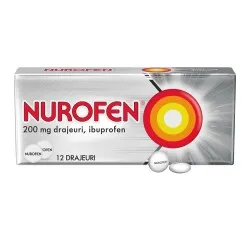 Nurofen, 200 mg, 12 drajeuri, Reckitt Benkiser
