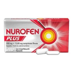 Nurofen Plus, 24 comprimate filmate, Reckitt Benckiser