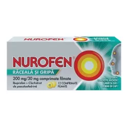 Nurofen Raceala Si Gripa -comprimate filmate x 12, Reckit
