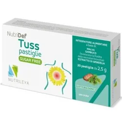 Nutridef Tuss cu extract de pin fara zahar, 20 pastile, Nutrileya