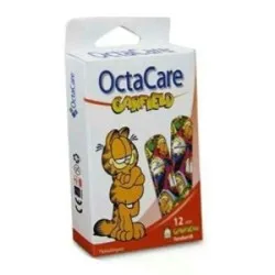 Octacare Plasturi Copii Garfield 19mm x 72 mm x 12 buc