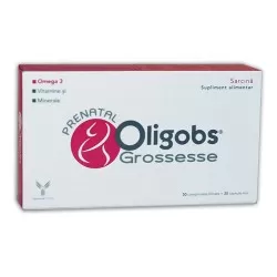 Oligobs Prenatal Omega 3, 30 comprimate + 30 capsule, Laboratoire CCD
