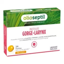 Gorge Larynx Olioseptil, 24 pastile, Laboratoires Ineldea