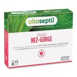 Nez Gorge Olioseptil, 15 capsule, Laboratoires Ineldea