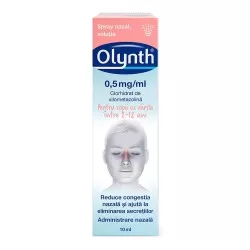 Olynth 0.5% Solutie, Spray Nazal x 10 ml, Johnson & Johnson