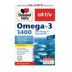 Omega-3 1400, 30 capsule, Doppelherz