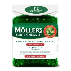 Omega 3 Forte Moller's, 112 capsule, Orkla Health