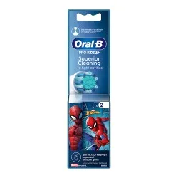 Rezerva Periuta Electrica Pro Kids +3ani Spiderman/Frozen, 2 buc, Oral B