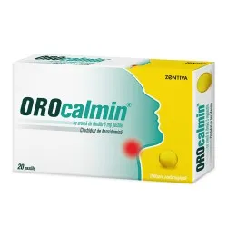 Orocalmin 3 mg cu aroma de lamaie, 20 pastile, Zentiva