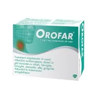 Orofar 1mg/1mg - comprimate de supt x 24 