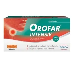 Orofar Intensiv Portocale, 8.75 mg, 16 pastile, Stada