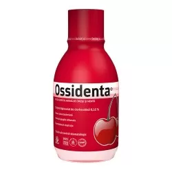 Apa de gura cu cirese si menta Ossidenta, 250ml, Biofarm
