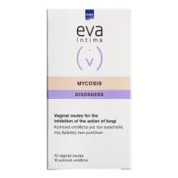 Ovule vaginale pentru ameliorarea vaginitei fungice Eva Intima Mycosis, 10 ovule, Intermed