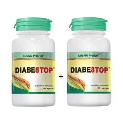 Pachet Diabestop, 30 capsule + 30 capsule, Cosmopharm