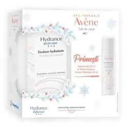 Pachet Emulsie hidratanta pentru ten normal-mixt Hydrance Legere, 40 ml + Apa termala spray, 50 ml, Avene