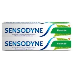 Pachet Pasta de dinti Fluoride Sensodyne, 100 ml + 100 ml, Gsk
