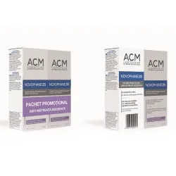 Pachet Sampon anti-matreata moderata Novophane D.S., 2 buc x125ml, ACM