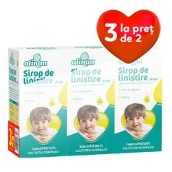 Pachet Sirop de linistire Alinan,3 x 150 ml (3 la pret de 2), Fiterman Pharma