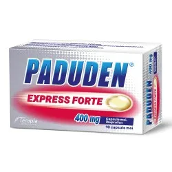 Paduden Express Forte, 400 mg, 10 capsule moi, Terapia