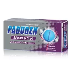 Paduden Raceala si Gripa, 200 mg/30 mg, 10 comprimate filmate, Terapia