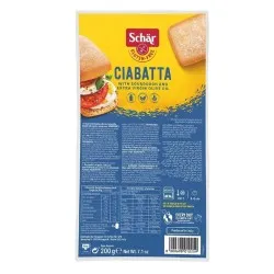 Paine ciabatta fara gluten Ciabattine, 200g, Schar