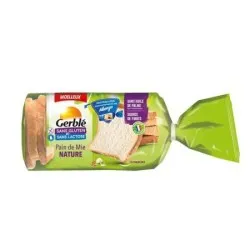 Paine feliata fara gluten si lactoza, 350g, Gerble Expert Dietetic