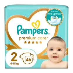 Pampers nr 2 Premium Care 4-8 kg, 46 buc